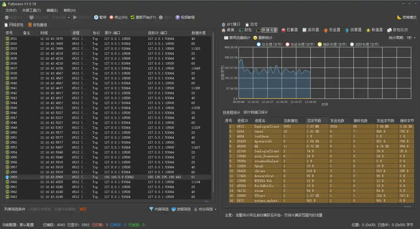 Fatbeans中文绿色版 TCP 抓包改包工具：支持 HTTP/HTTPS 拦截 专业网络分析调试神器-知归